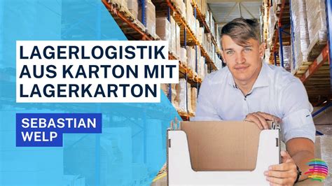 Lagerlogistik aus Karton mit Lagerkarton .